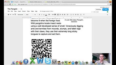 Then paste that link into the qr code generator on qr droid. Vocaroo, QR Codes and Google Docs - YouTube