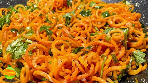 C Mo Hacer Espagueti De Zanahoria Saludable Y Delicioso Youtube