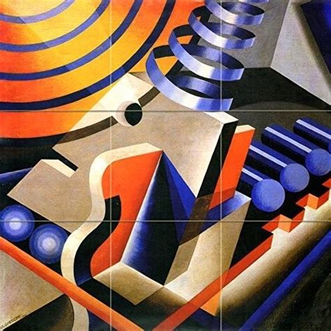 Browse a wide selection of kitchen tile murals for sale, including a variety of uniquely themed tile murals for kitchen or bathroom backsplashes. Futurismo Italy by Nicolaj Diulgheroff Tile Mural Kitchen ...