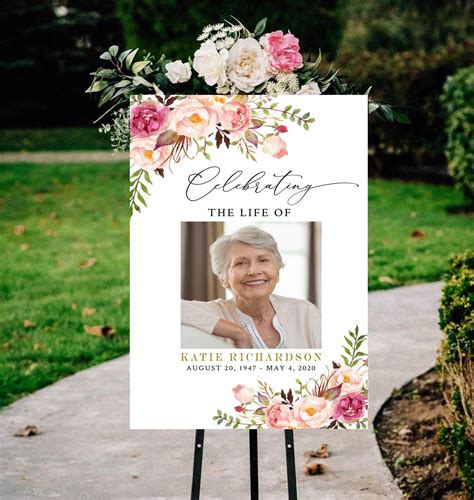 Invitations & Announcements Paper & Party Supplies Paper Blue Funeral