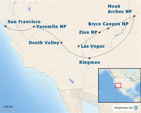 Stepmap Usa Wild Wild West Landkarte Für Nordamerika