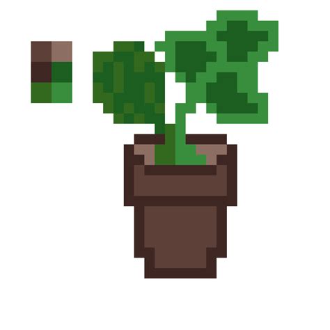 Pixilart Pixel Potted Plant By Leecloud27