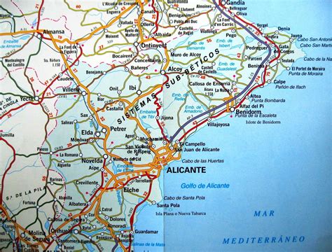 Mapas De Alicante Espanha Mapasblog