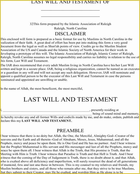 Free north carolina last will and testament template. Free Nc Will Template Of Download north Carolina Last Will ...