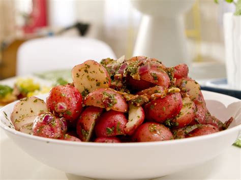 We got this recipe from a friend maria. Herby Potato Salad with Warm Bacon Vinaigrette | Recipe ...