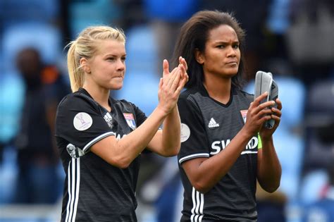 La norvégienne inscrit 34 buts lors de sa première. POST MATCH REACTION: Lyon saving goals for return leg says ...