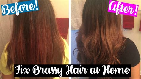 Get our expert advice on choosing the right method for your hair sometimes bleaching hair goes wrong, especially if it was done at home. FIX BRASSY HAIR AT HOME | Tone out Reds/Oranges | Brassy ...
