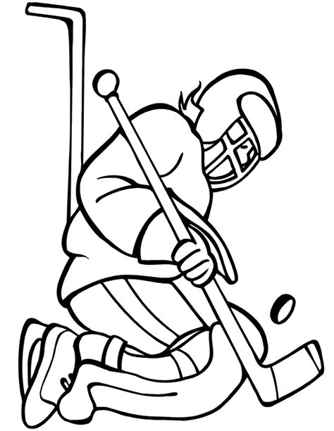 Free Hockey Coloring Pages Coloring Home