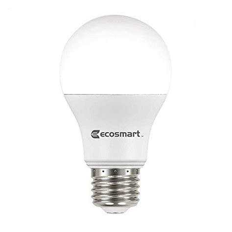 Ecosmart 60w Equivalent Soft White A19 Non Dimmable Led Light Bulb 4