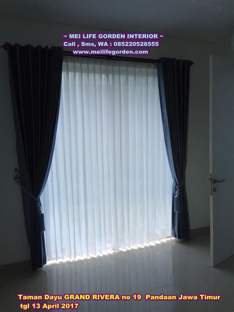 Model hordeng jendela motif sulur hitam. Gorden Update 2020 Model Gorden Terbaru | Interior, Desain ...