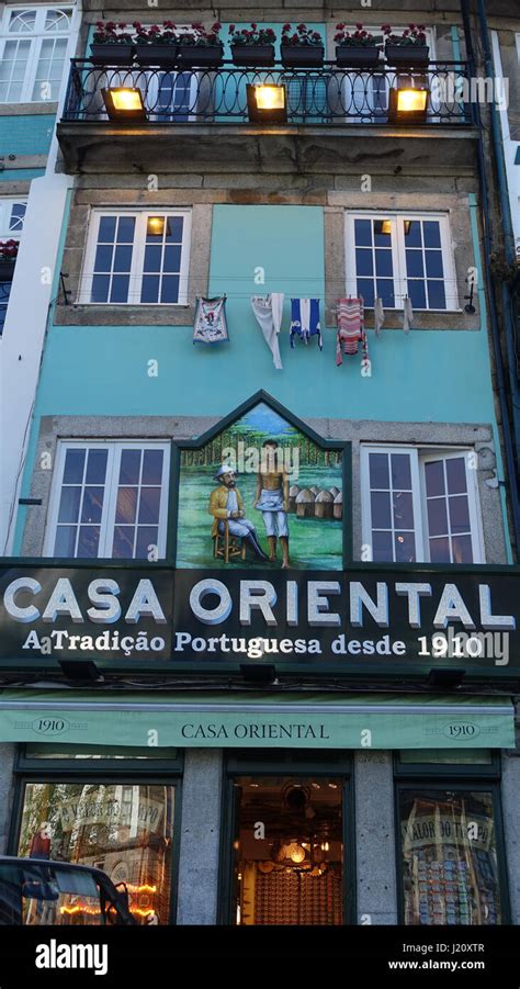 Casa Oriental Store Porto Portugal Stock Photo Alamy