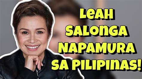 Lea Salonga Napamura Sa Pilipinas Leasalonga Youtube