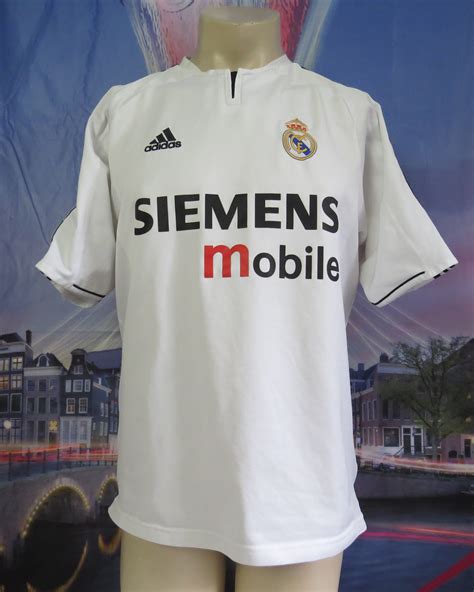 Classic Football Shirts Real Madrid - Vintage Real Madrid 2003 2004 home shirt adidas football top size M | eBay