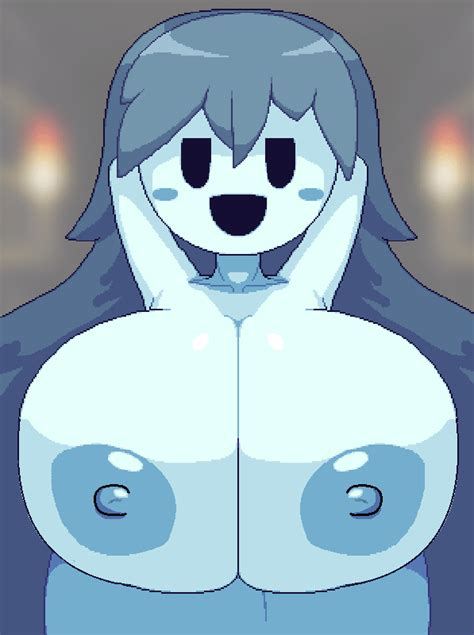 Rule 34 Animated Big Breasts Black Eyes Blue Hair Bouncing Breasts