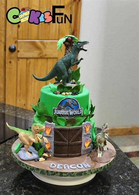 Jurassic World Cake Cake By Cakes For Fun Cakesdecor