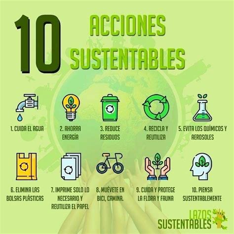 10 Acciones Sustentables Salud Y Medio Ambiente Reciclaje Y Medio