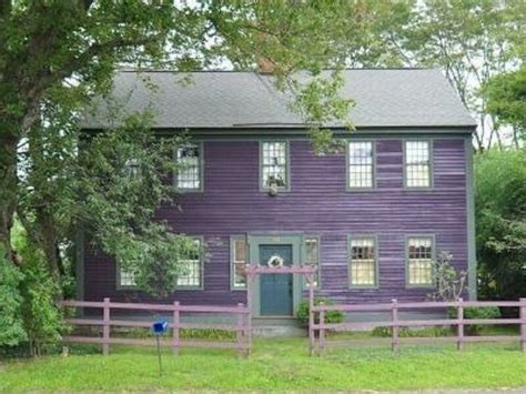 Country Purple Home House Colors Exterior House Colors