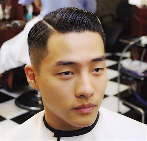 Mid bald fade combover barber tutorial how to cut hair. Haircut | Short hair for boys, Asian men hairstyle, Comb ...