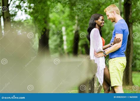 Couple Intimacy Outdoors Stock Image Image Of Together 89820241