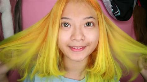 Sunrise Hair Color I Pravana Chromasilk Neons Orange Yellow Youtube