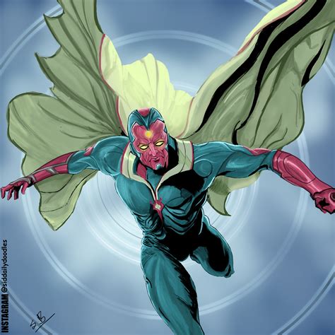 Vision From Marvel Comics By Siddharth27 On Newgrounds