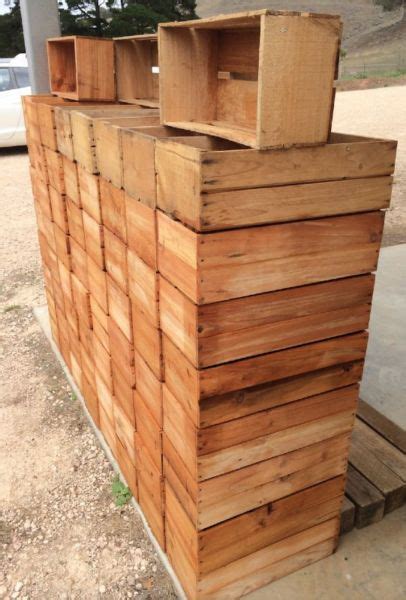 wooden produce boxescrates furniture gumtree