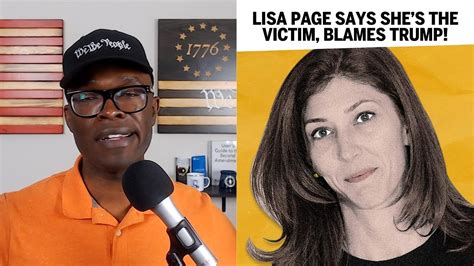 Lisa Page Says She Is The Victim I Cant Tell Youtube