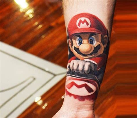 Super Mario Bros Tattoo By Ben Thomas Post 21298 Mario Tattoo