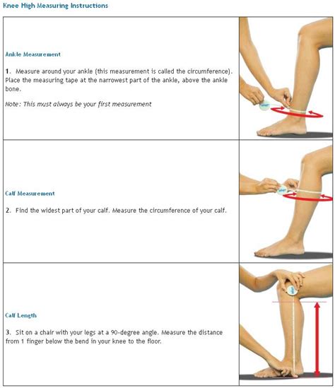 Jobst compression stockings » how to measure. Jobst Ultrasheer Pattern Knee High Compression Stockings