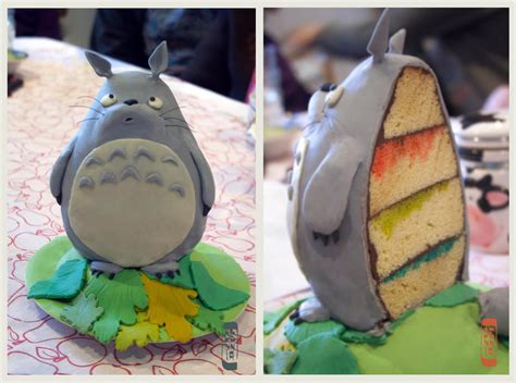 Totoro Cake By Dennia On Deviantart