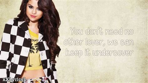 Selena Gomez Undercover Lyrics Hd Youtube