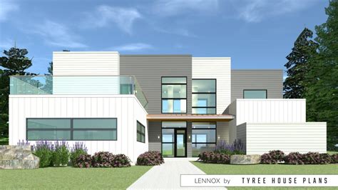 Lennox 4 Bedroom Modern Home With Rooftop Terrace By Tyree House Plans