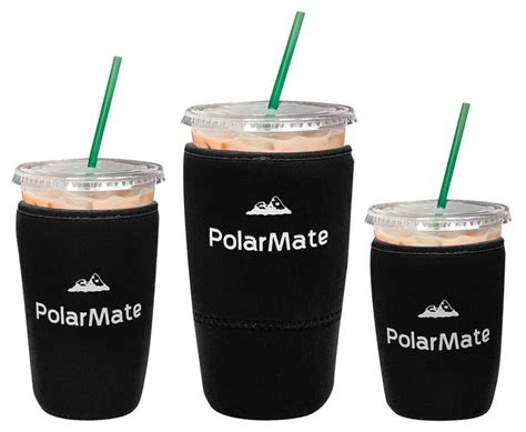 Purchase with logo only and use a diy label or personalize each custom tag with the worker's name and/or title. Amazon.com: 3 Pack Reusable Iced Coffee Sleeve | Insulator Cup Sleeve for Cold Drinks Beverages ...