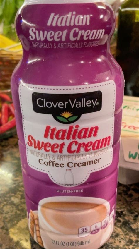 Italian Sweet Cream Coffee Creamer Clover Valley