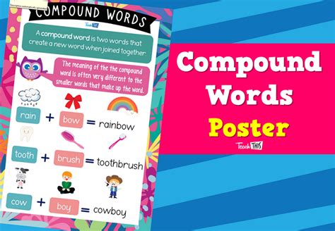 Compound Words Poster Teacher Resources And Classroom Games Teach