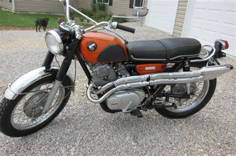1967 vintage honda 305 scrambler with clear ohio title! 1967 Honda CL77-305 Scrambler-Pristine-Original-No Reserve