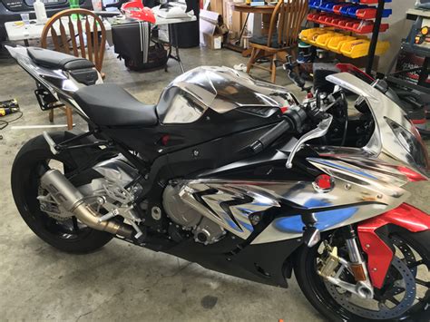 Make sure you are comparing apples to apples when comparing prices between wrap shops. BMW R1000 Bike Chrome Wrap | San Diego Vinyl Wrap & San Diego Window Tinting