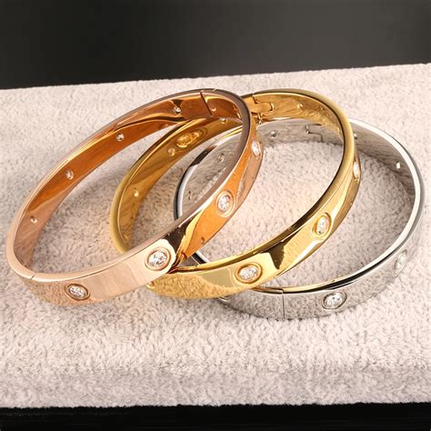 Fashion Brand Women Bracelets And Bangles Open Cuff Design Stainless
