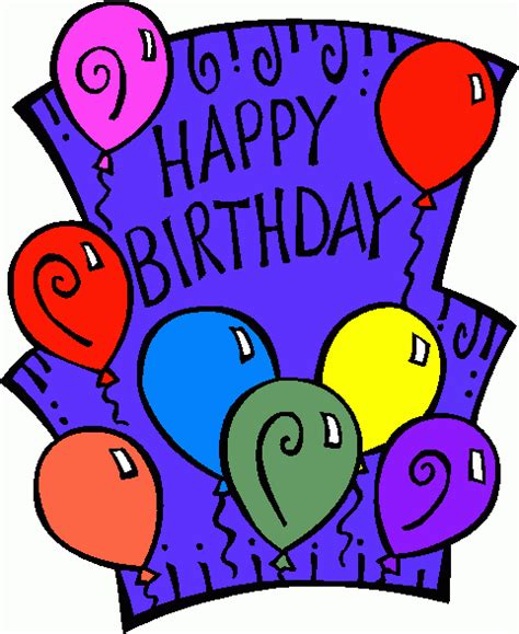 Animated Happy Birthday Clipart Clipart Best