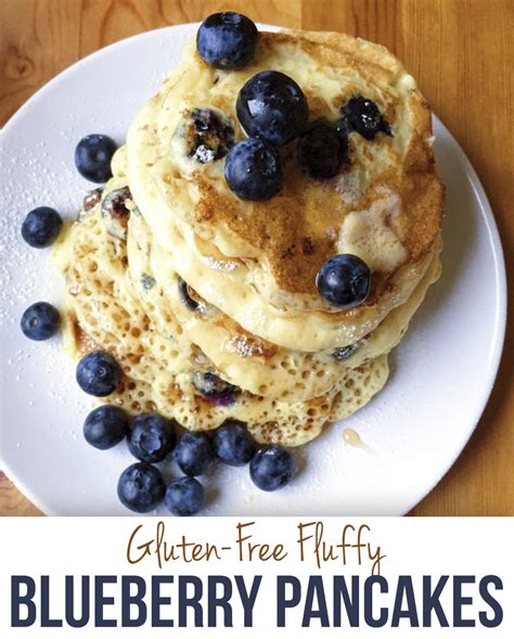 Gluten Free Fluffy Blueberry Pancakes The Dish On Healthy