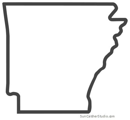 The main issue is how to fund a $70m shortfall in the plan for the upcoming fiscal year. Arkansas - Map Outline, Printable State, Shape, Stencil ...
