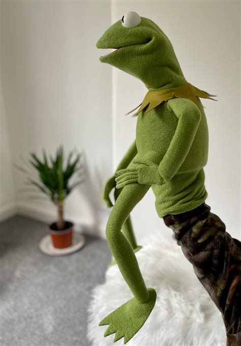 Kermit The Frog Puppet Replica Hand Puppet Muppet 11