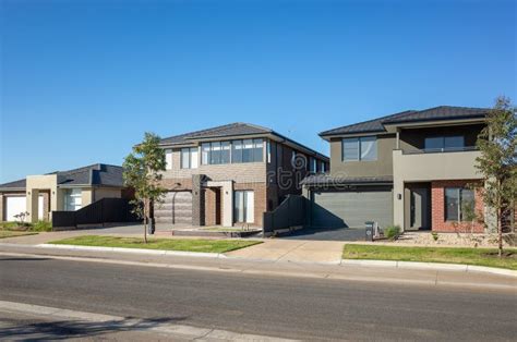 New Modern Residential Houses In Melbourne S Suburb Vic Australia