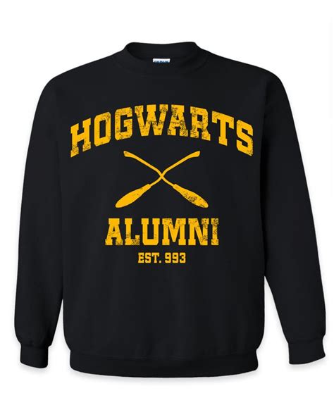 Hogwarts Alumni Sweatshirt Hufflepuff Crewneck Sweatshirt Hufflepuff