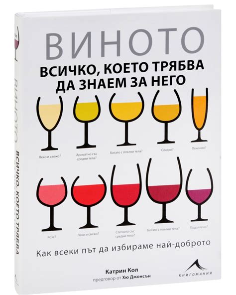 Виното всичко което трябва да знаем за него книга store bg