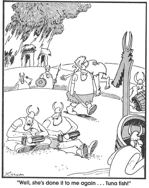 The Far Side By Gary Larson Cartoon Fish Cartoon Jokes Funny