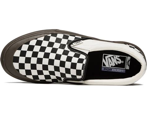 Vans Bmx Slip On Pro Shoes Checkerboard Blackdark Gum — Albes Bmx