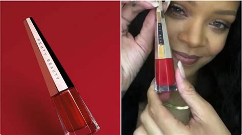Rihanna Does Fenty Beauty Stunna Lip Paint Tutorial Teen Vogue