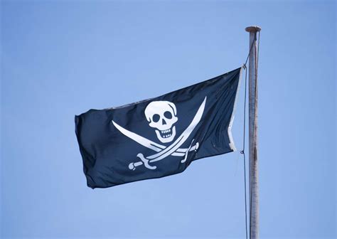 Jolly Roger Flag Pirate Ship
