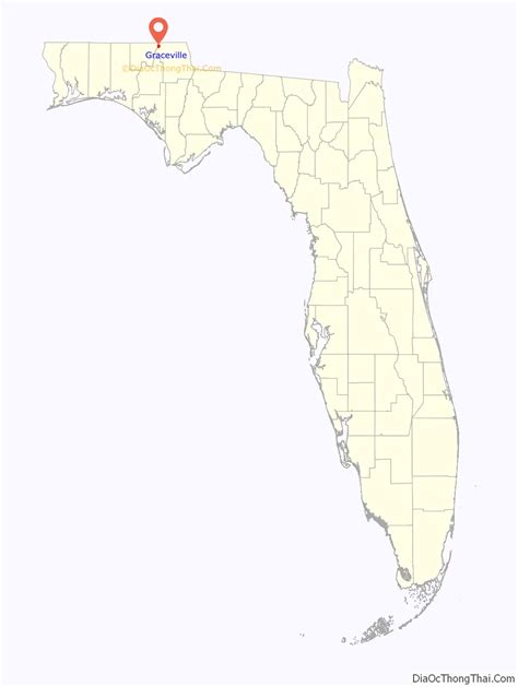 Map Of Graceville City Florida